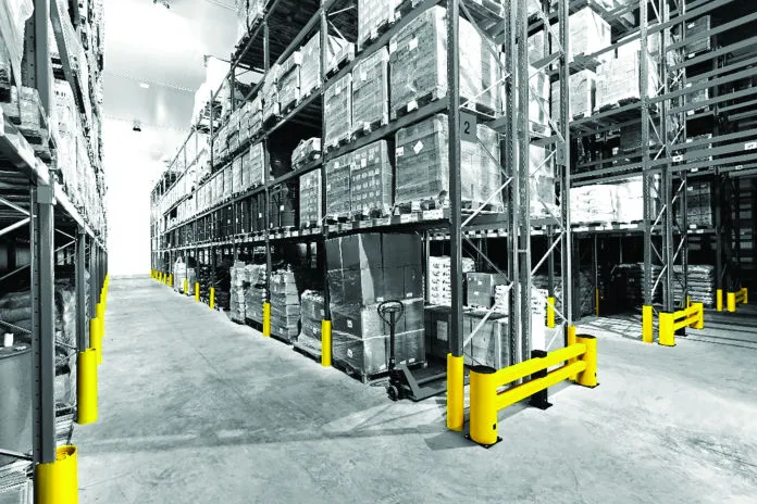 Interior de uma operação de armazenagem